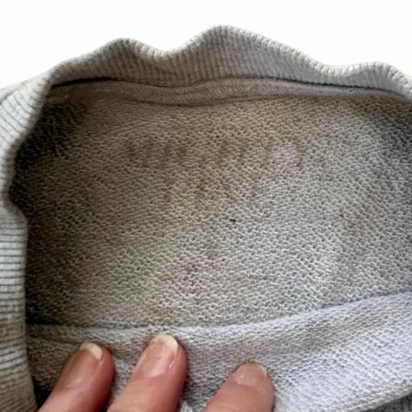 🌴 Good Vibes Rainbow Graphic Sweatshirt Gray Retro Small - Picture 5 of 11